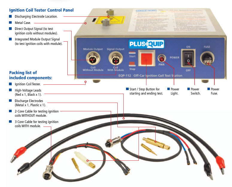 Plusquip Off Car Ignition Coil Tester EQP112 bpwindowclean.co.uk