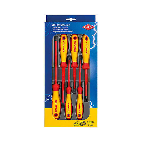 Knipex 1000v Screwdriver Set 6pc 002012V01