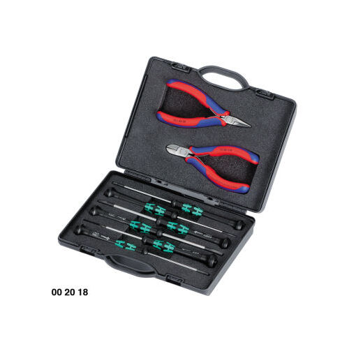 Knipex Tool Set For Electronics 8 Pc 002018