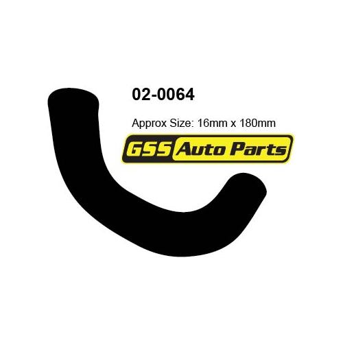 Gates Water By-pass Hose 16 X 180mm 02-0064