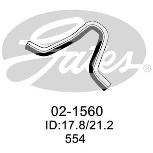 Gates Heater Hose CH5232 02-1560