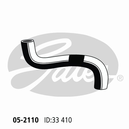 Gates Upper Radiator to T-Piece Hose 05-2110