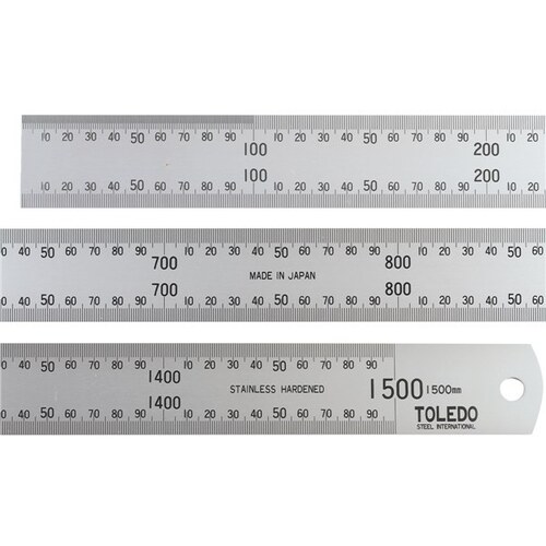 Toledo S/steel Rule 1500mm 1500M 1500M