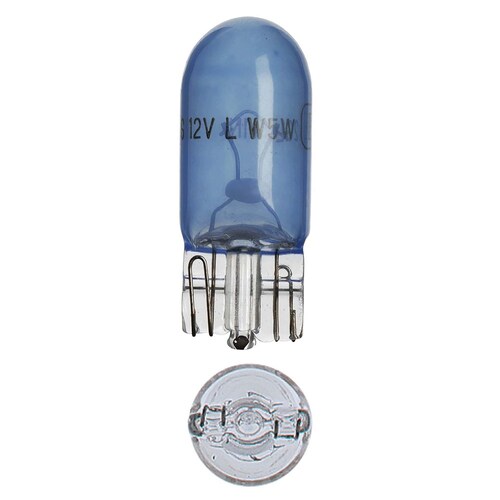 Narva 12V 5W W2.1 X 9.5D W5W Arctic Blue Premium Wedge Globe - Single 17189BL
