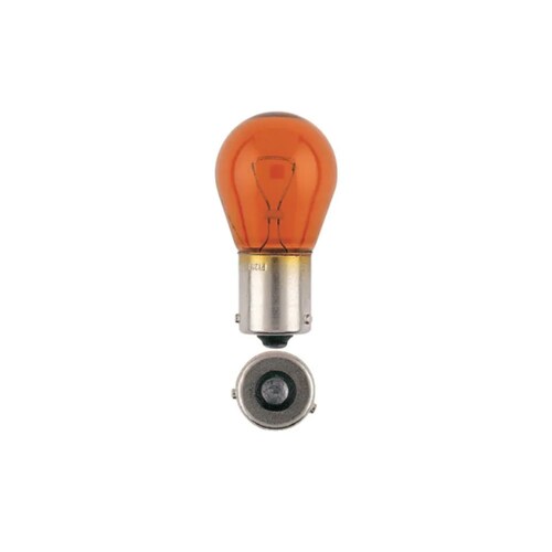 Narva 12V 21W BAU15S Heavy Duty Amber Globe - Single (17384BL)
