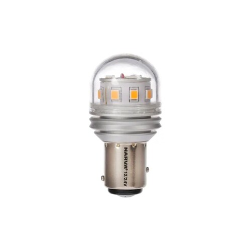 Narva Led Globes 2700k (2pk) Bayonet Bay15d Double Contact 49x25mm 12v 18264BL