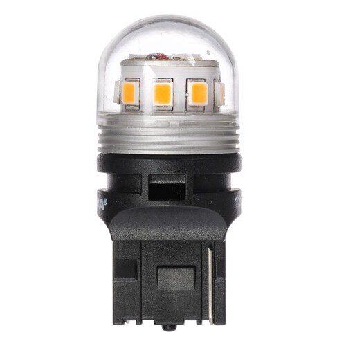 Narva 12V T20 W21/5W Wedge LED Stop/Tail Globes with True 360 Degree Light Output - Twin Pack (18268BL)