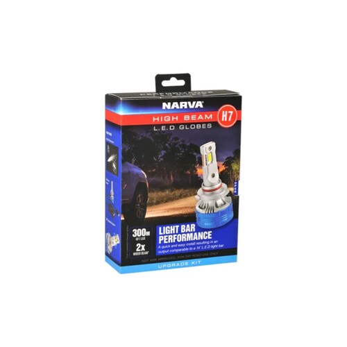 Narva 12/24V H7 Generation III LED Performance High Beam Globe Kit - 18447H
