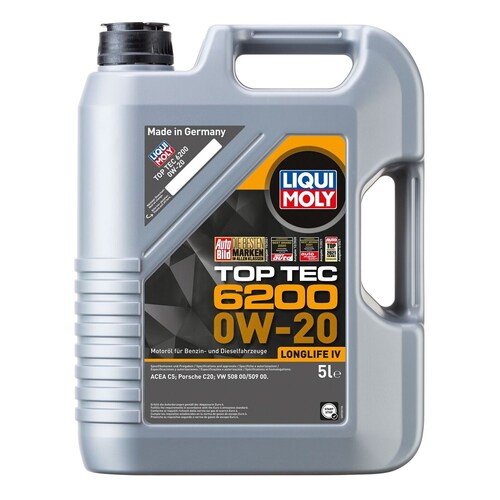 Liqui Moly Top Tec 6200 0W-20 Engine Oil - 5L (20789)