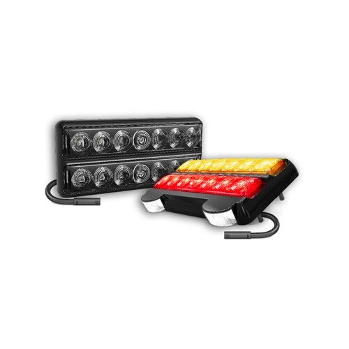 LED Auto Lamps Set - Fully Submersible IP67 Rated 12V LED Boat Trailer Lamps (207BBARLP2)