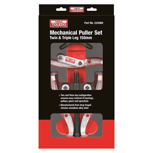 Toledo Mechanical Puller Set 2&3 Leg 6in/150mm 224060 224060