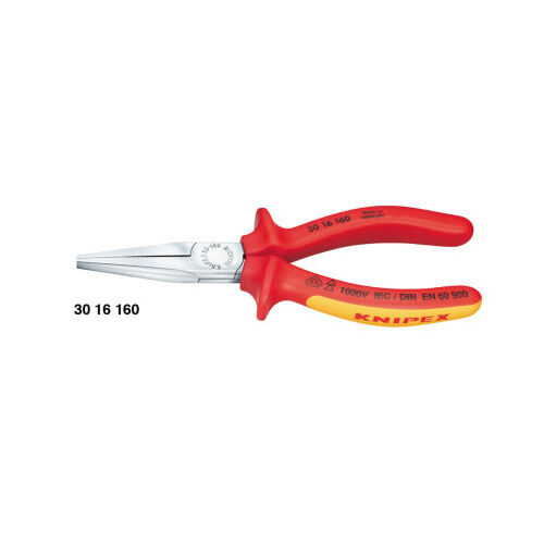 Knipex 1000v Long Nose Pliers 160mm 3016160