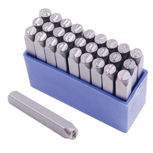 Toledo Letter Punch Set A-z 3mm 1/8" 301626 301626
