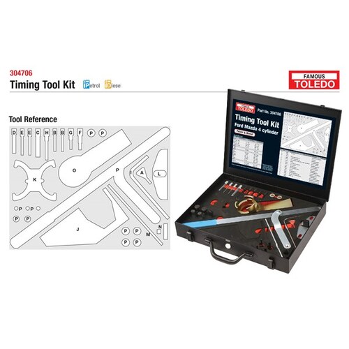 Toledo Timing Tool Kit Suits Ford & Mazda 304706 304706