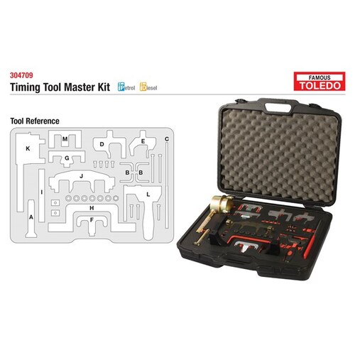 Toledo Timing Alignment Tool Kit Suits Jeep & Mercedes-benz 304709 304709