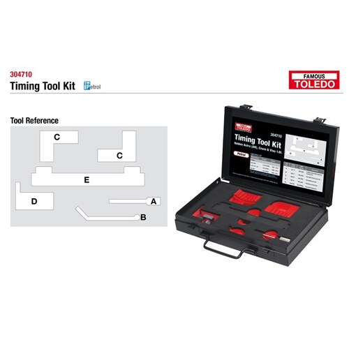 Toledo Timing Tool Kit Suits Holden Barina Astra Cruze 304710 304710