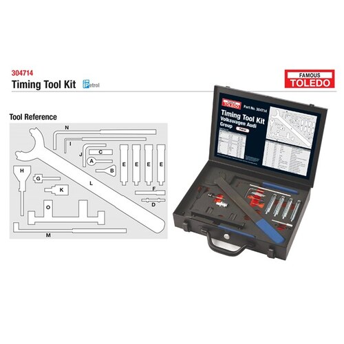 Toledo Timing Tool Kit Suits Audi & Volkswagen 304714 304714