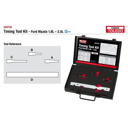 Toledo Timing Tool Kit Suits Ford & Mazda 304730 304730
