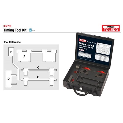 Toledo Timing Tool Kit Suits Ford Falcon Ba Bf Fg V8 Dohc Boss Engine 304739 304739