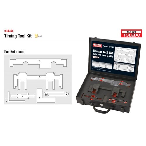 Toledo Timing Tool Kit Suits Bmw 320i E90 304740 304740