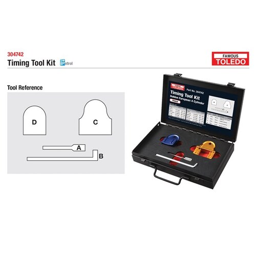 Toledo Timing Tool Kit Suits Holden Astra & Vectra 304742 304742