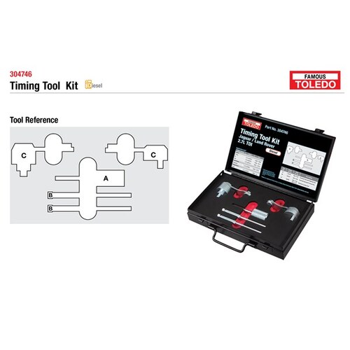 Toledo Timing Tool Kit Suits Jaguar Land Rover Range Rover 304746 304746