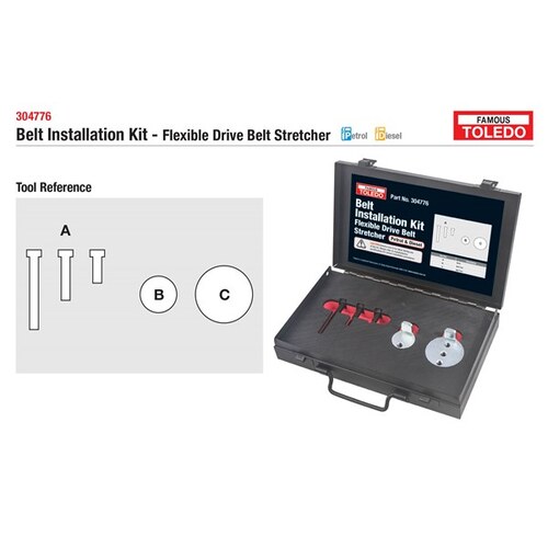 Toledo Belt Installation Kit 304776 304776