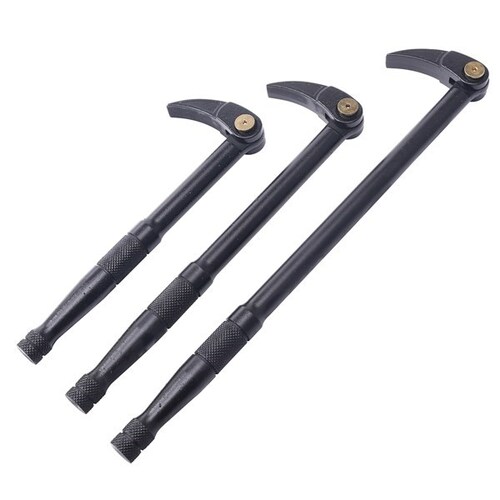 Toledo Pry Bar Rolled Head Set Adjustable 3pc 321076 321076