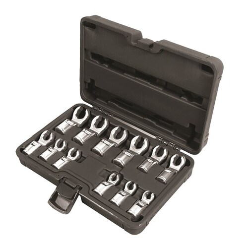 Toledo Crowfoot Wrench Set 3/8in - Metric Flared 8-9mm 12pc 321265 321265