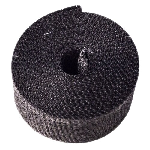 Heatshield Black Exhaust Wrap - 7.5M X 5Mm (25Ft X 2Inch) 50mm x 7.5m 322025B