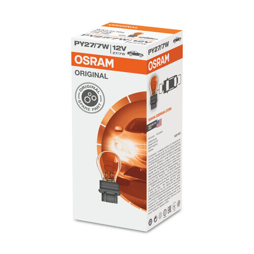 Osram Globes (box Of 10) Wedge S8 P27/7 12v 27/7w 3757ak