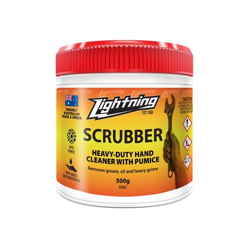 Lightning Scrubber Heavy Duty Hand Cleaner with Pumice 500G 390C