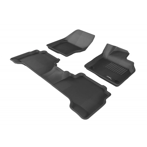 Trufit Kagu Tailor Made Front and Rear Black Rubber Floor Mats FESC16BK