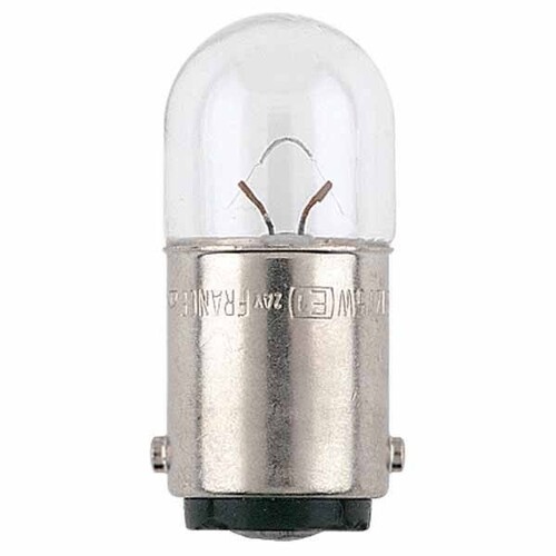 Narva Globes (box Of 10) Ba15d T-16mm Bayonet Double Contact 12v 5w