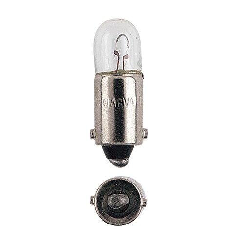 Narva 12V 4W Ba9S T4W Incandescent Globes - Twin Pack Pair 47233BL