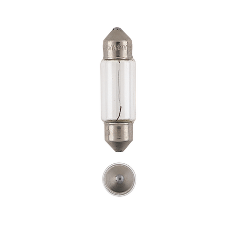 Narva 12V 5W 11X36 Festoon Globes Twin Pack Pair 47254BL