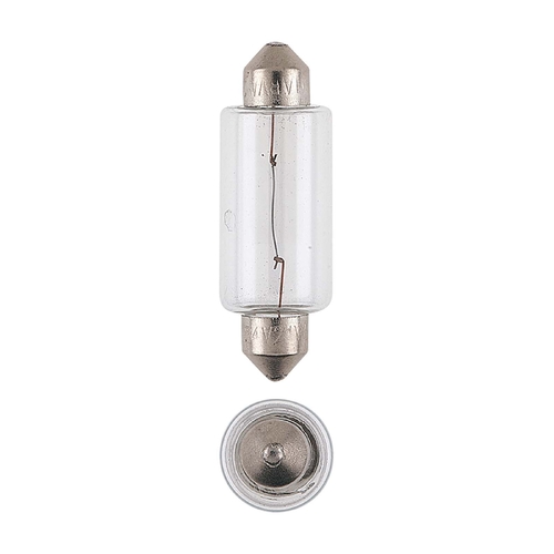 Narva 12V 18W Festoon Globes SV8-5.8 T-15mm Twin Pack 47271BL