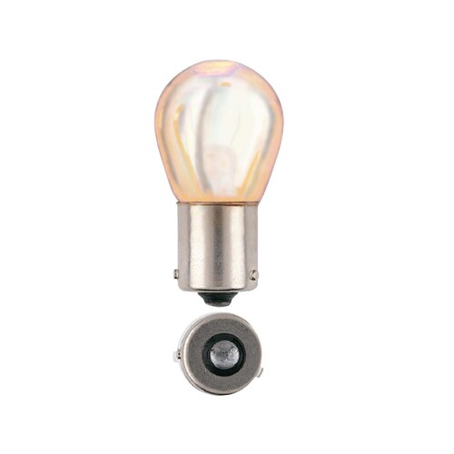 Narva 12V 21W Bau15S Frosted Phantom Amber Globes - Twin Pack Pair 47385BL