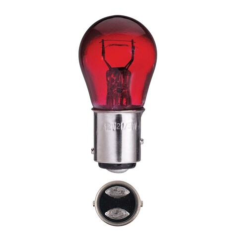 Narva 12V 21/5W Bay15D Red Globes - Twin Pack Pair 47387BL