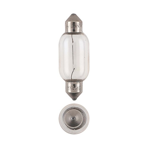Narva 24V 18W Sv8-5.8 Festoon Globes - Twin Pack Pair 47988BL