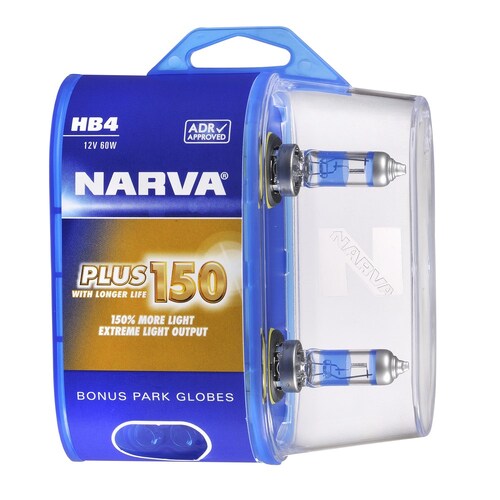 Narva Hb4 12V P22D Plus 150 Twin Pack Pair 48384BL2