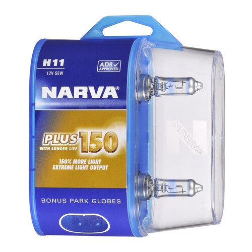 Narva H11 12V Pgj19-2 Plus 150 Twin Pack Pair 48388BL2