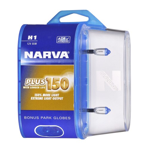 Narva H1 12V P14.5S Plus 150 Twin Pack Pair 48390BL2