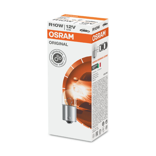 Osram Globes (box Of 10) Bayonet Ba15s R10w 12v 10w 5008