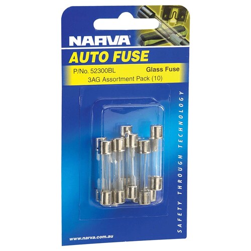 Narva Glass Fuse Assortment 52300BL