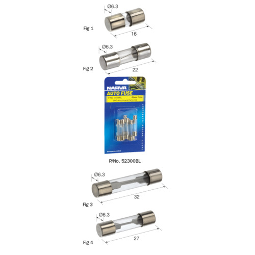 Narva Glass 3ag 15 Amp (50) 52315