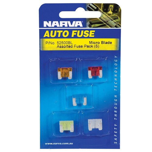 Narva Micro Blade Fuse Assortment - 52500BL