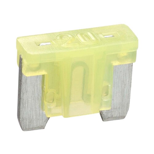 Narva 20 Amp Yellow Micro Blade Fuse - 52520BL