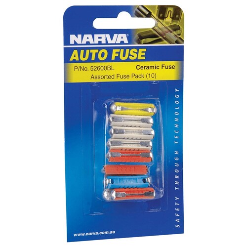 Narva Ceramic Fuse Assortment - 52600BL