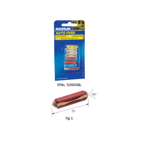 Narva Ceramic 6ac 25 Amp (50) 52625